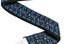 Curea chitară Daddario Woven Guitar Strap Hootenanny Blue/Black