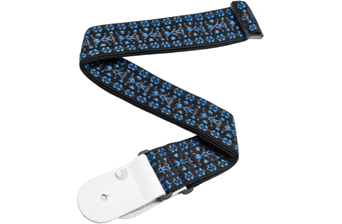 Curea chitară Daddario Woven Guitar Strap Hootenanny Blue/Black