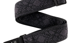 Curea chitară Daddario Woven Guitar Strap Monterey Black Tubular