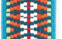 Curea chitară Daddario Woven Guitar Strap Sunset Hootenanny