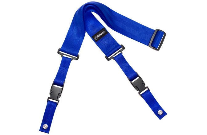 Curea chitară DiMarzio DD 2200BL Clip Lock Strap Nylon Blue