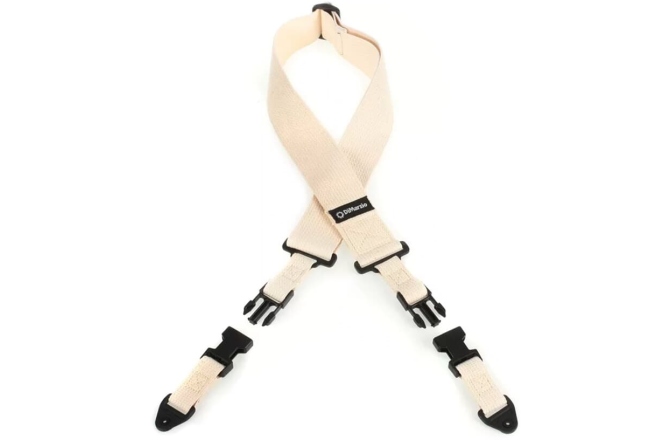 Curea chitară DiMarzio DD 2200CN Clip Lock Strap Cotton Natural