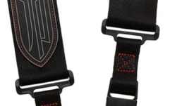 Curea chitară DiMarzio DD 2200JPBKRD Clip Lock Strap Nylon Black/Red