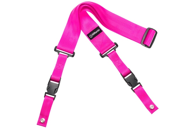 Curea chitară DiMarzio DD 2200PK Clip Lock Strap Nylon Pink