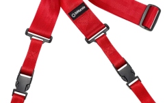 Curea chitară DiMarzio DD 2200RD Clip Lock Strap Nylon Red