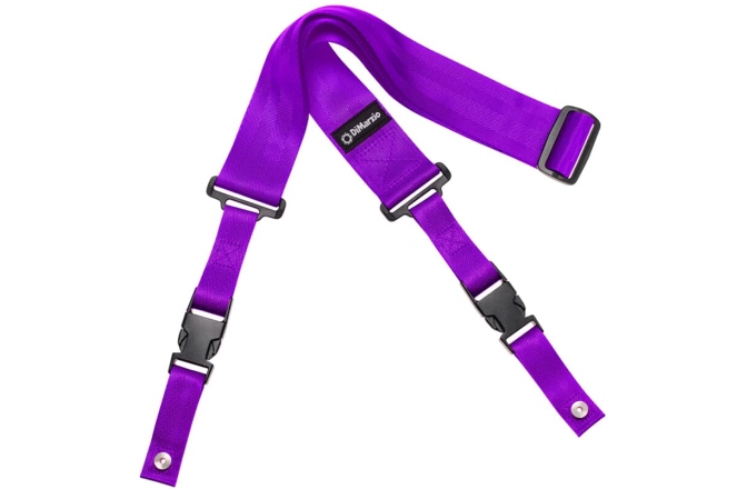 Curea chitară DiMarzio DD 2200V Clip Lock Strap Nylon Purple
