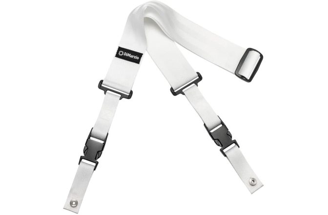 Curea chitară DiMarzio DD 2200W Clip Lock Strap Nylon White