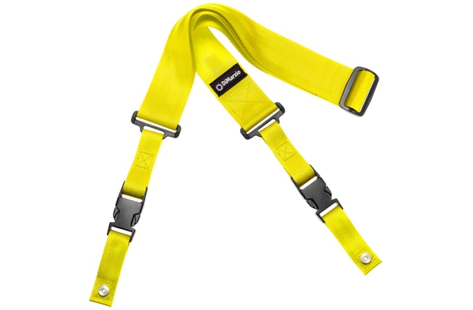 Curea chitară DiMarzio DD 2200Y Clip Lock Strap Nylon Yellow