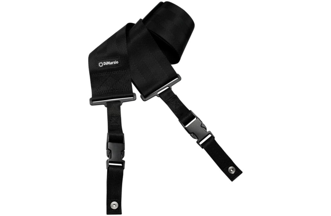 Curea chitară DiMarzio DD 2800BK 3 Inch Nylon ClipLock Black
