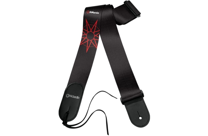 Curea chitară DiMarzio DD 3148 Jim Root #4 Black Standard Strap