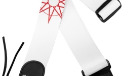 Curea chitară DiMarzio DD 3149 Jim Root #4 White Standard Strap