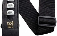 Curea chitară Ernie Ball Polypro Pickholder Guitar Strap/Bass Strap Black