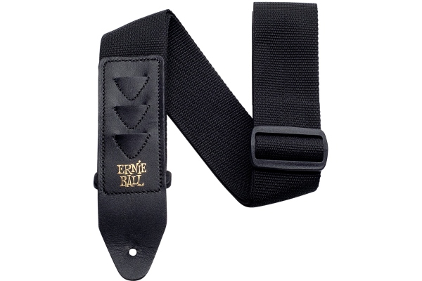 Ernie Ball Polypro Pickholder Guitar Strap/Bass Strap Black