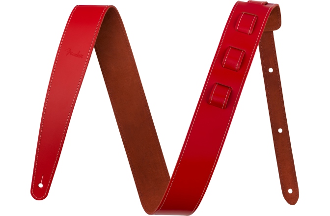 Curea chitară Fender 2'' Essentials Leather Strap Red