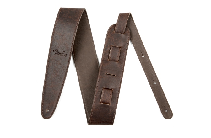 Curea chitară Fender Artisan Crafted Leather Strap 2.5" Brown