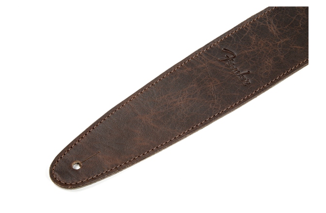 Curea chitară Fender Artisan Crafted Leather Strap 2.5" Brown