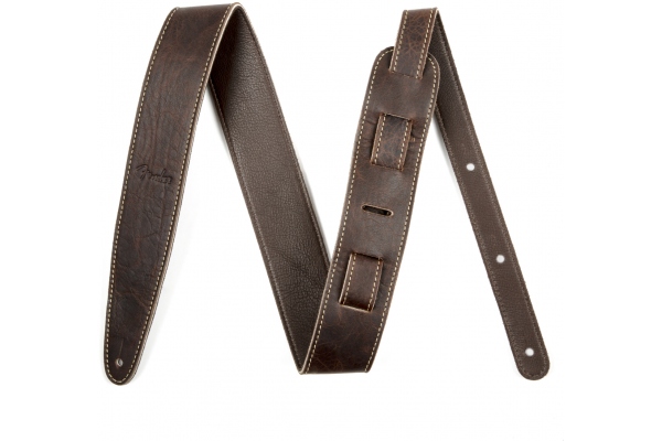 Artisan Crafted Leather Strap Brown 2''