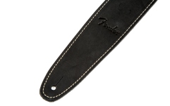 Curea chitară Fender Ball Glove Leather Strap Black 2.5"