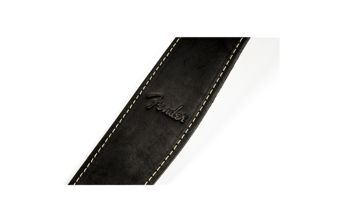 Curea chitară Fender Ball Glove Leather Strap Black 2.5"
