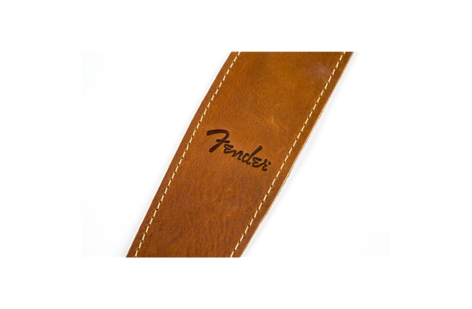 Curea chitară Fender Ball Glove Leather Strap Brown 2.5"