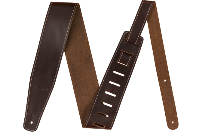 Curea chitară Fender Broken-In Leather Strap Brown 2.5"