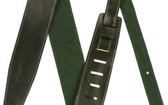 Curea chitară Fender Broken-In Leather Strap Green 2.5"