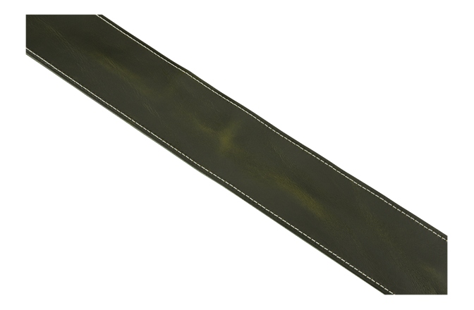 Curea chitară Fender Broken-In Leather Strap Green 2.5"