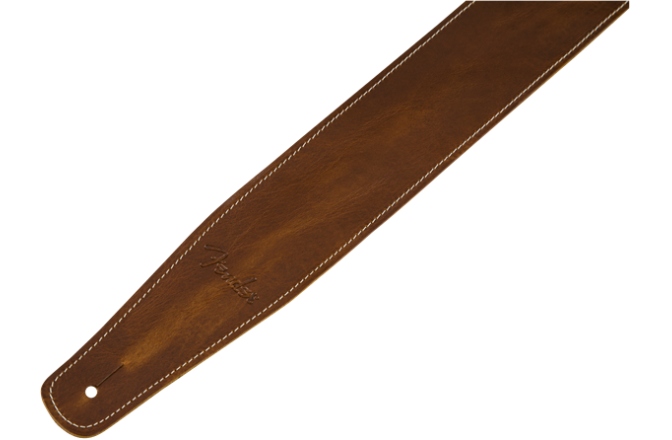 Curea chitară Fender Broken-In Leather Strap Tan 2.5"