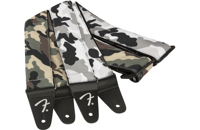 Curea chitară Fender Camo Strap Woodland 2"