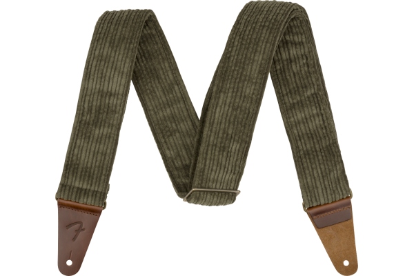 Corduroy Strap Antique Olive 2"