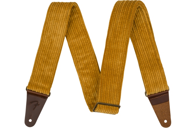Curea chitară Fender Corduroy Strap Blaze Gold 2"