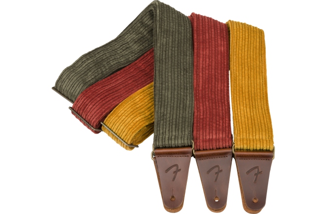 Curea chitară Fender Corduroy Strap Blaze Gold 2"