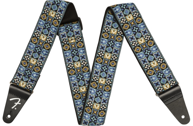 Curea chitară Fender Festival Strap Blue Mosaic 2"