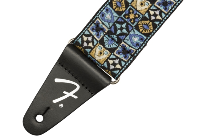 Curea chitară Fender Festival Strap Blue Mosaic 2"