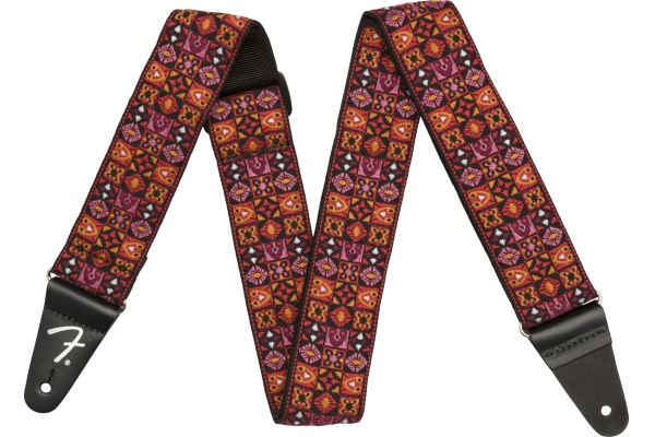 Festival Strap Red Mosaic 2" Festival Strap Red Mosaic 2"