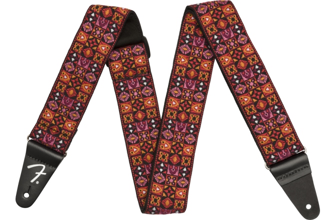 Curea chitară Fender Festival Strap Red Mosaic 2"
