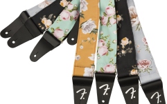 Curea chitară Fender Floral Strap Black 2"