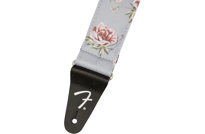 Curea chitară Fender Floral Strap Gray 2"