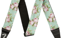 Curea chitară Fender Floral Strap Surf Green 2"