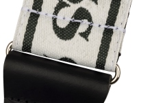 Curea chitară Fender George Harrison White/Black 2''