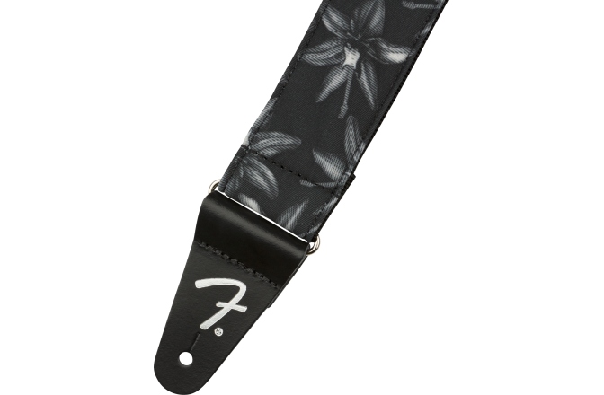 Curea chitară Fender Hawaiian Strap 2" Black Floral