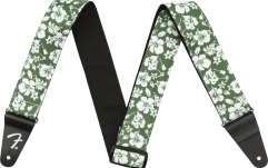 Curea chitară Fender Hawaiian Strap 2" Green Floral