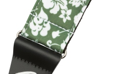 Curea chitară Fender Hawaiian Strap 2" Green Floral