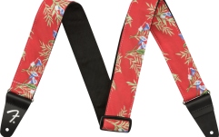 Curea chitară Fender Hawaiian Strap 2" Red Floral
