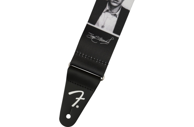 Curea chitară Fender Joe Strummer Know Your Rights Black/White 2"