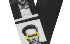 Curea chitară Fender Joe Strummer Know Your Rights Black/White 2"