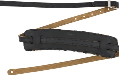 Curea chitară Fender Joe Strummer Vintage Saddle Strap Black/Leopard 2.5"
