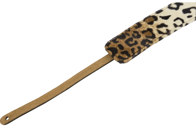 Curea chitară Fender Joe Strummer Vintage Saddle Strap Black/Leopard 2.5"