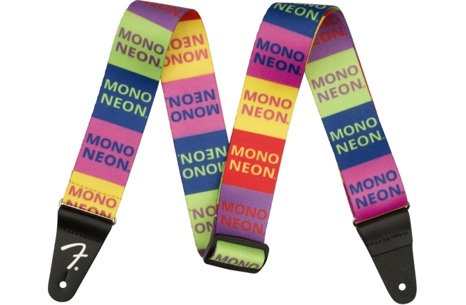 Curea chitară Fender MonoNeon Logo Strap Multi-Color 2''
