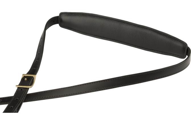 Curea chitară Fender Mustang Saddle Long Black 2.25"